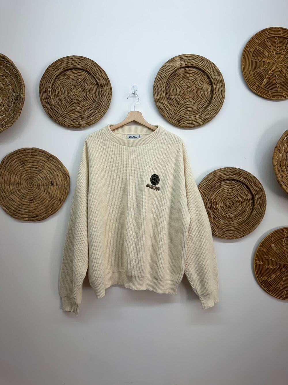 Vintage 80s 90s Velva Sheen Purdue University Sweater Mens XXL